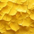 Yellow Cracked Mural Wallpaper in Living Room Yellow Crack Mural Wallpaper - room preview 02