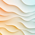 Gradient Wave Mural Wallpaper Various Colors (Orange, Green, etc.) of Gradient Wave Mural Wallpaper - room preview 02