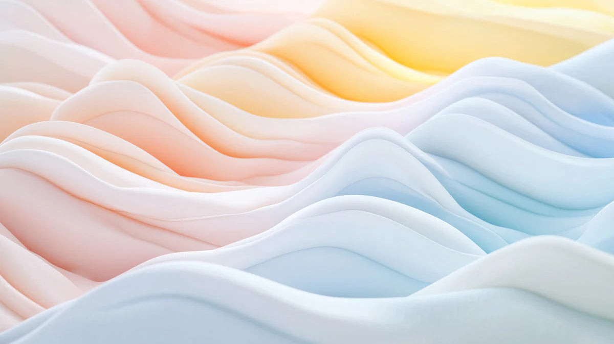 Gradient Wave Mural Wallpaper Various Colors (Orange, Green, etc.) of Gradient Wave Mural Wallpaper - room preview 02