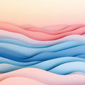 Gradient Wave Various Colors (Pink, Blue, etc.) of Gradient Waves for a living room Mural Wallpaper - room preview 02
