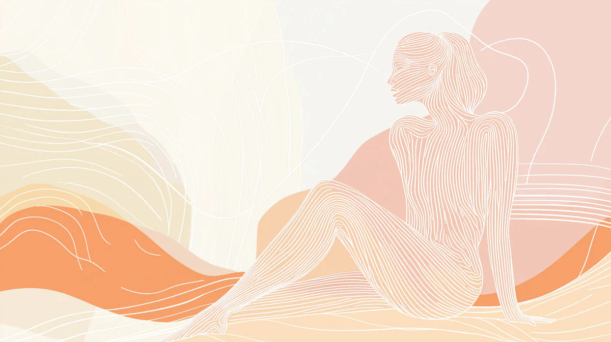 Abstract Figure Wallpaper for a living room Various Colors (Pink, Beige, etc.) of Figure Mural Wallpaper - room preview 02
