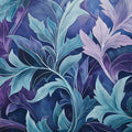 Purple and Blue Leaf Mural Wallpaper Various Colors (Purple, Blue, etc.) Leaves Mural Wallpaper - room preview 02