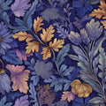 Floral and Leaf Various Colors (Blue, Purple, etc.) of Flowers and Leaves Mural Wallpaper - room preview 02