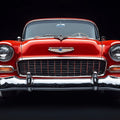 Vintage Classic Car Mural Wallpaper — High Contrast Automotive Art Mural Wallpaper - room preview 02
