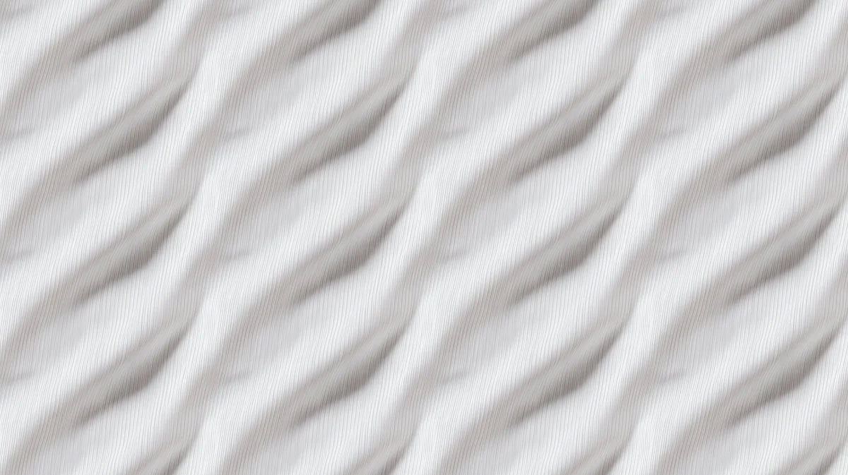 Minimalist Ripple Mural Wallpaper — Soft Gray Wave Pattern Mural Wallpaper - room preview 02