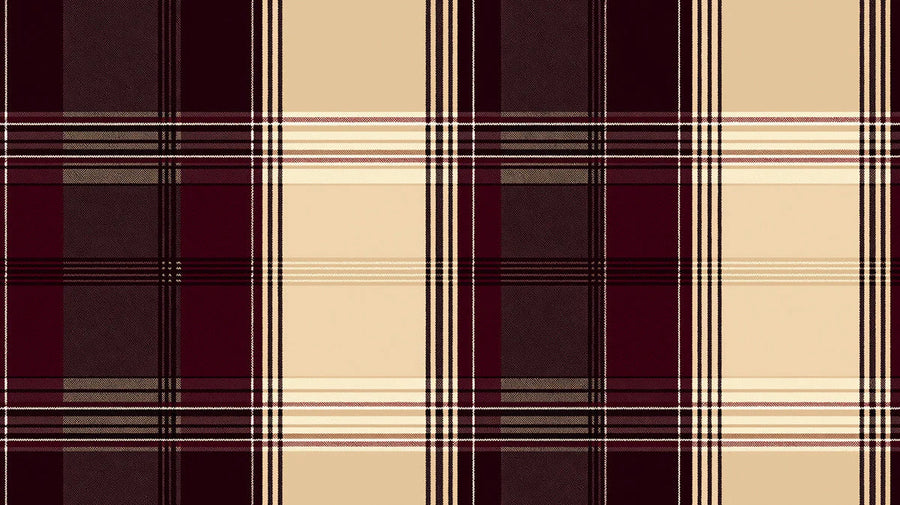 Heritage Plaid Tapete — Klassische Tartan-Muster Wandtapete printable artwork