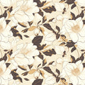 Minimalist Botanical Mural Wallpaper in Soft Neutral Tones Mural Wallpaper - room preview 02
