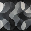 Fluid Wave Mural Wallpaper — Modern Monochrome Abstract Mural Wallpaper - room preview 02