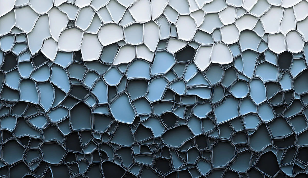 Ombre Mosaic Mural Wallpaper — Contemporary Geometric Pattern Mural Wallpaper - room preview 02