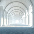 Classic Roman Archway Mural Wallpaper — Architectural Perspective Mural Wallpaper - room preview 02