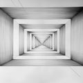 Infinite Corridor Mural Wallpaper — Modern Geometric Sketch Mural Wallpaper - room preview 02