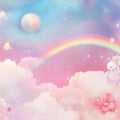 Celestial Rainbow Dream Mural Wallpaper — Whimsical Fantasy Decor Mural Wallpaper - room preview 02