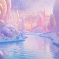 Ethereal Dreamland Landscape Mural Wallpaper — Whimsical Decor Mural Wallpaper - room preview 02