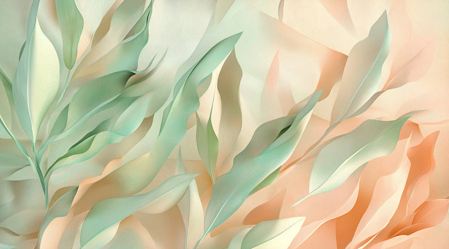 Ethereal Weidenblatt Wandtapete – Sanfte Botanische Kunst Wandtapete printable artwork