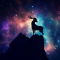 Capricorn Cosmic Goat Mural Wallpaper — Celestial Night Sky Scene Mural Wallpaper - room preview 02