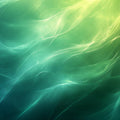 Ethereal Green Flow Abstract Mural Wallpaper — Modern Fluid Art Mural Wallpaper - room preview 02