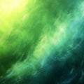 Aurora Borealis Mural Wallpaper — Ethereal Celestial Green Mural Wallpaper - room preview 02