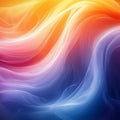 Nebula Swirl Mural Wallpaper — Fluid Gradient Abstract Art Mural Wallpaper - room preview 02
