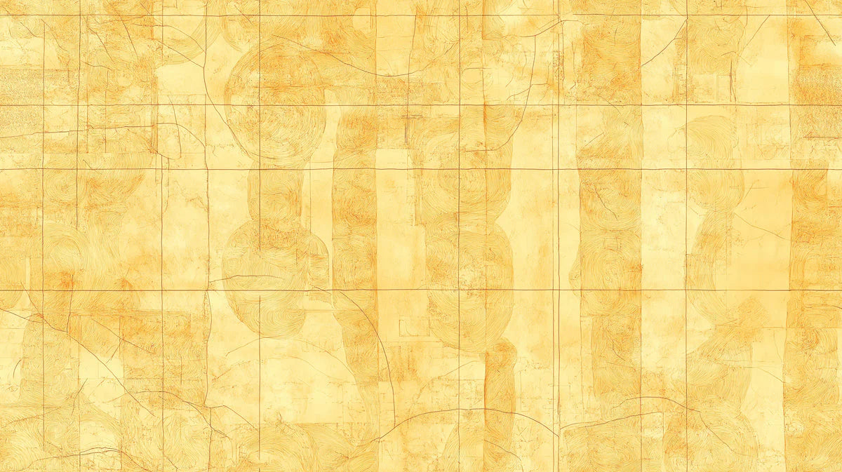 Golden Marble Grid Mural Wallpaper — Modern Abstract Design Mural Wallpaper - room preview 02