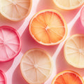 Citrus Zest Mural Wallpaper — Pastel Fruit Pattern Mural Wallpaper - room preview 02