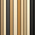 Modern Vertical Wood Plank Mural Wallpaper — Earthy and Minimalist Mural Wallpaper - room preview 02