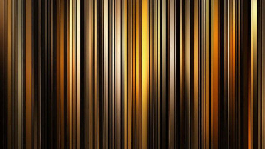 Ombre Wallpaper Mural – Gradient Wall Mural – Metallic Vertical Stripe — Warm Golden Gradient printable artwork