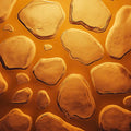Golden Stone Mural Wallpaper — Warm Abstract Textured Design Mural Wallpaper - room preview 02
