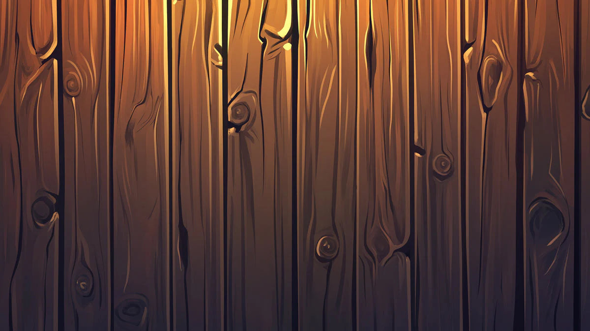 Sun-Drenched Timber Planks Mural Wallpaper — Warm Rustic Design Mural Wallpaper - room preview 02