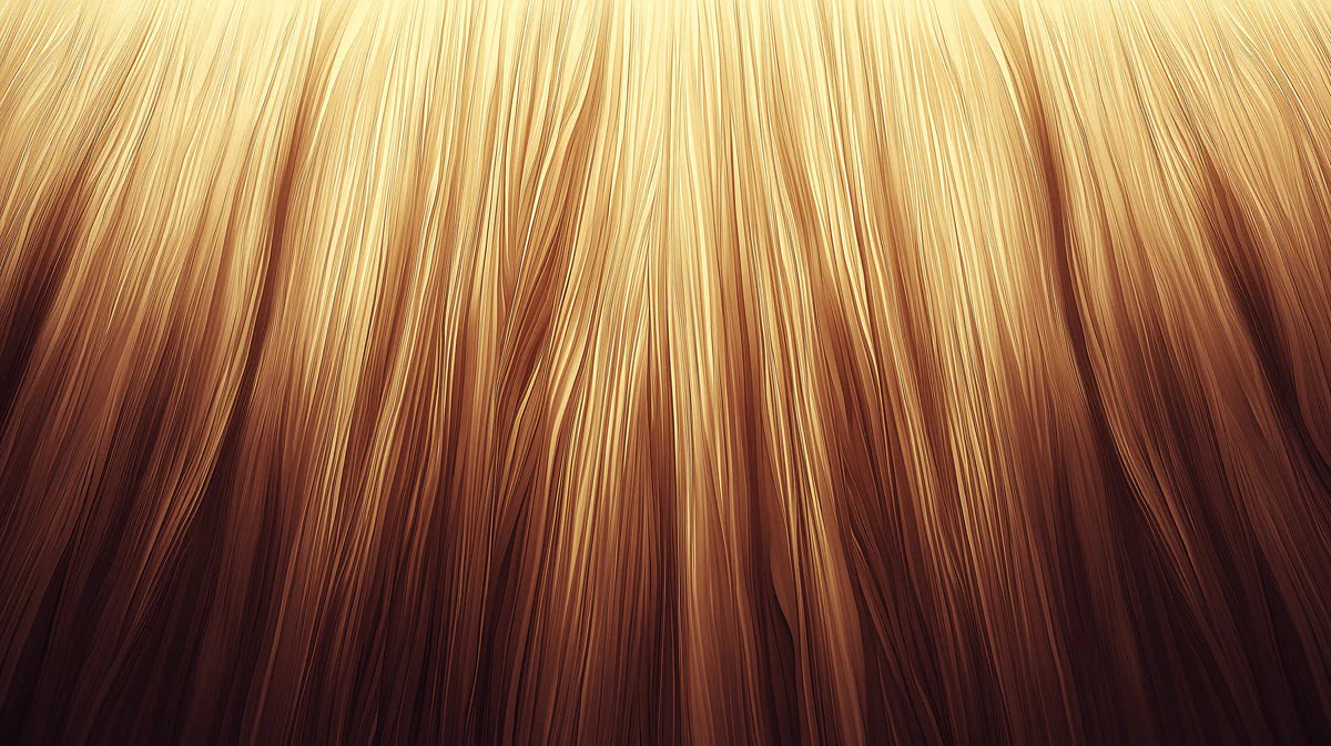 Golden Wheat Field Mural Wallpaper — Organic Linear Texture Mural Wallpaper - room preview 02