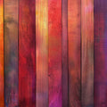Vibrant Multicolored Wood Plank Mural Wallpaper — Artistic Finish Mural Wallpaper - room preview 02