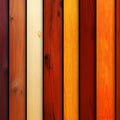 Multicolor Wood Plank Mural Wallpaper — Warm Rustic Aesthetic Mural Wallpaper - room preview 02