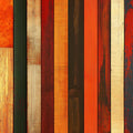 Rustic Distressed Timber Plank Mural Wallpaper — Colorful & Warm Mural Wallpaper - room preview 02