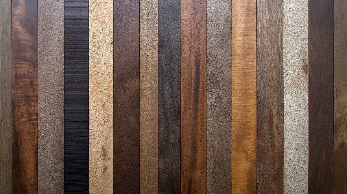 Rustic Wood Plank Mural Wallpaper — Warm Earthy Tones Mural Wallpaper - room preview 02