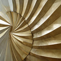 Golden Spiral Mural Wallpaper — Modern Architectural Design Mural Wallpaper - room preview 02
