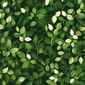 Lush Botanical Forest Leaves Mural Wallpaper — Dark Green Decor Mural Wallpaper - room preview 02