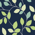 Minimalist Leaf Vine Mural Wallpaper — Modern Botanical Mural Wallpaper - room preview 02