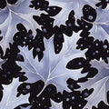 Midnight Leaf Mural Wallpaper — Modern Botanical Style Mural Wallpaper - room preview 02