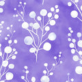 Abstract Berry Botanical Mural Wallpaper — Soft Violet Modern Art Mural Wallpaper - room preview 02