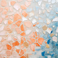 Abstract Mosaic Tile Mural Wallpaper — Contemporary Terrazzo Decor Mural Wallpaper - room preview 02
