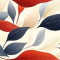 Abstract Foliage Mural Wallpaper — Modern Botanical Wall Decor Mural Wallpaper - room preview 02