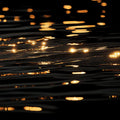 Golden Ripple Water Mural Wallpaper — Moody Dark Abstract Design Mural Wallpaper - room preview 02