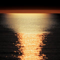 Golden Sea Sunset Mural Wallpaper — Atmospheric Coastal Decor Mural Wallpaper - room preview 02