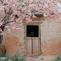 Spring Blossom Cottage Mural Wallpaper — Whimsical Garden Scene Mural Wallpaper - room preview 02