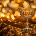Golden Chalice Bokeh Mural Wallpaper — Opulent Celebration Style Mural Wallpaper - room preview 02