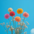 Vibrant Spring Bloom Mural Wallpaper — Cheerful Floral Design Mural Wallpaper - room preview 02