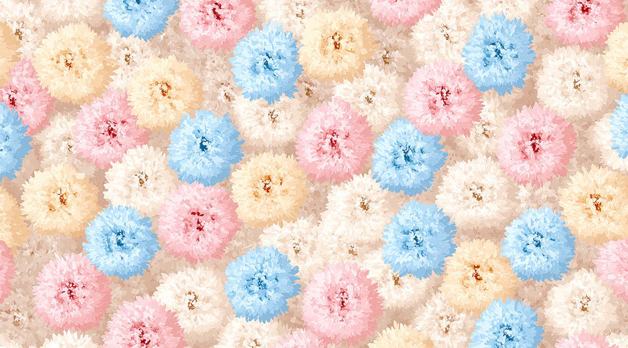 Kids Room Wallpaper Mural – Children Wall Mural for bedroom – Multicolor Floral Bedroom Cheerful Lively Decoration printable artwork