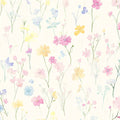 Pastel Floral Bedroom Mural Wallpaper Soft Serene Decoration Mural Wallpaper - room preview 02