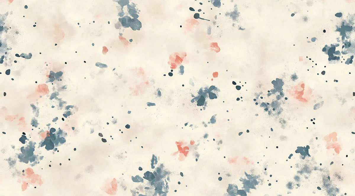 Abstract Splatter Mural Wallpaper — Modern Artistic Wall Decor Mural Wallpaper - room preview 02