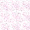 Blush Peony Sketch Mural Wallpaper — Romantic Floral Illustration Mural Wallpaper - room preview 02