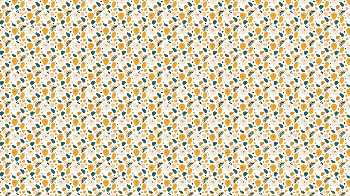 Whimsical Terrazzo Pattern Mural Wallpaper —Colorful & Playful Mural Wallpaper - room preview 02